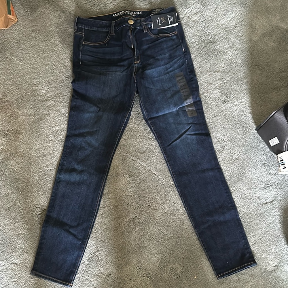 Aeo 360 super stretch skinny jeans size 10